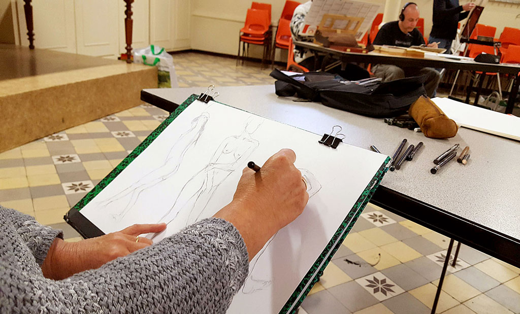 Le GAB - Groupement des artistes du Beaujolais - Atelier modèle vivant